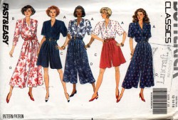 5370 BUTTERICK SO EZ SS-LS BUTTON TOP, SPLIT SKIRT LENGTHS PATTERN 6-10 OR 12-16 CHOICE UNCUT